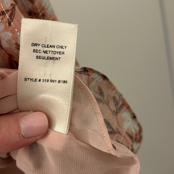 Rebecca Taylor Lucia Silk Blend Floral Blouse - Picture 10 of 11